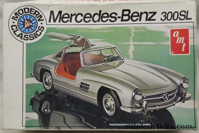 AMT 1/25 1955 Mercedes-Benz 300SL Gullwing, T412 plastic model kit